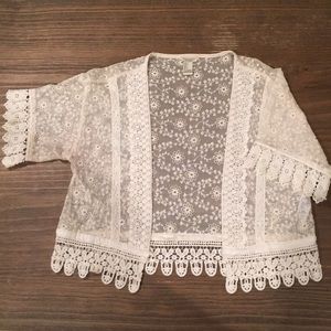 F21- Cream Boho Kimono